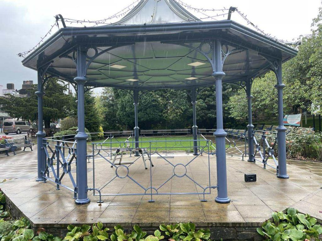 A painted Bandstand